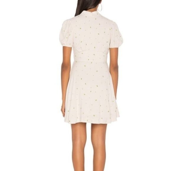 NEW Free People Ivory Fit and Flare Mini Dress - Picture 10 of 11